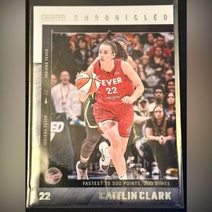 Caitlin Clark Basketball Card Chronicled Fastest To 500 Points . 200 Dimes